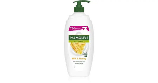 Palmolive Naturals cream-gel for bath and shower with milk and honey with dispenser 750 ml