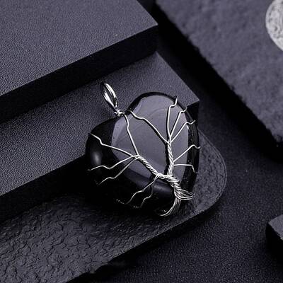 Natural Obsidian Pendants