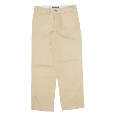 TOMMY HILFIGER Chino Trousers Beige Regular Straight Boys W28 L28