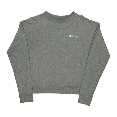 Champion Sweatshirt - Small Grey Cotton Blend