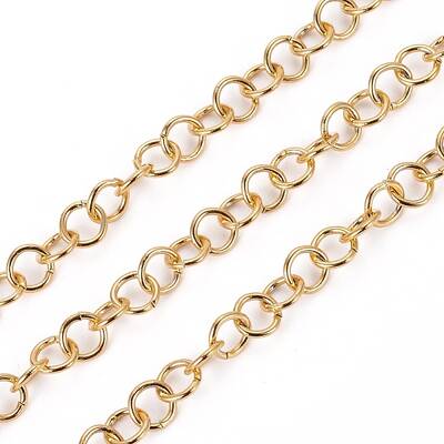 PVD Vacuum Plating 304 Stainless Steel Cable Chains
