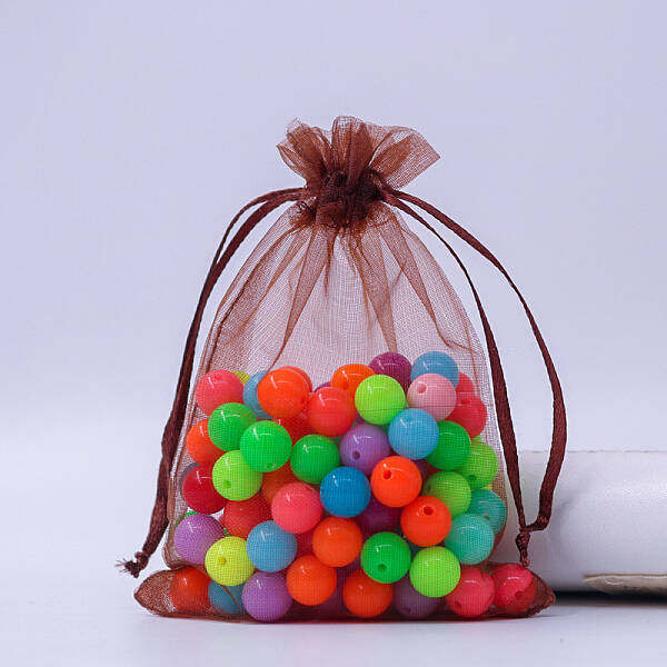 Rectangle Organza Drawstring Bags