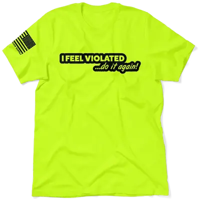 Violated - Safety Yellow T-Shirt