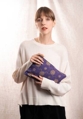 Pouch Pochette Pochette Kantha Multi | Color: MULTI | Size: M
