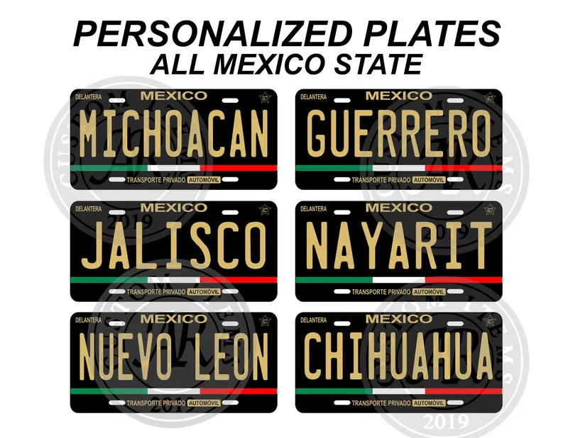 Custom Car Plate Mexico - Novelty Decorative Car Plates