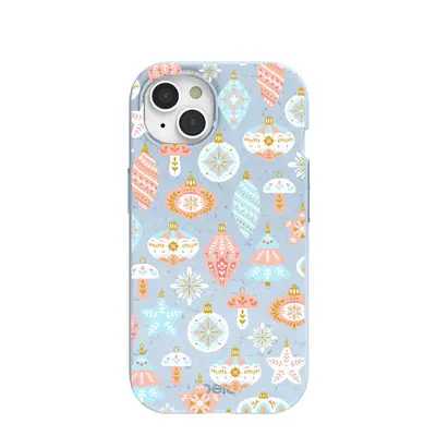 Powder Blue Bauble Blues iPhone 15 Case