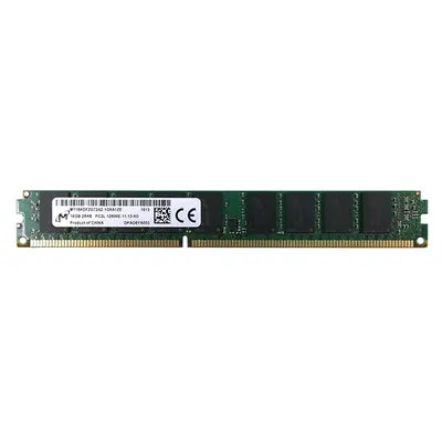 Micron MT18KDF2G72AZ-1G6 | 16GB DDR3-1600MHz PC3-12800 ECC Unbuffered VLP UDIMM CL11 2Rx8 1.35V 240-Pin Memory Module
