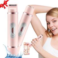 2 in 1 Electric Shaver for Women, Rechargeable Electric Shaver for Home & Travel, Winter & Christmas Gift, Hair Products, Epi...