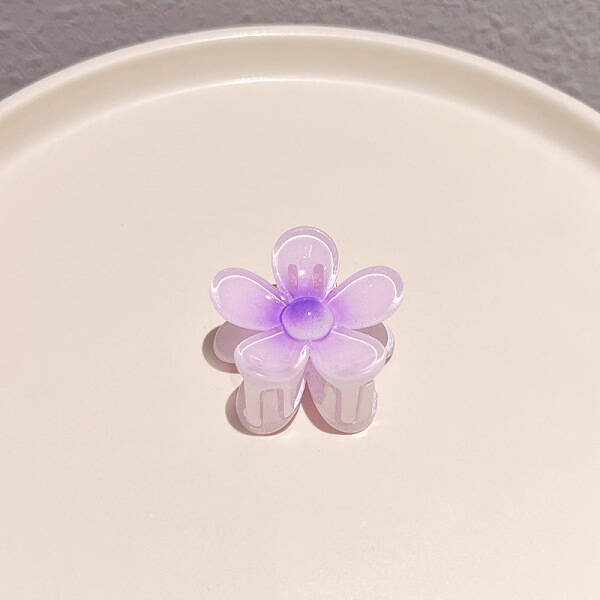 Flower Plastic Claw Hair Clips