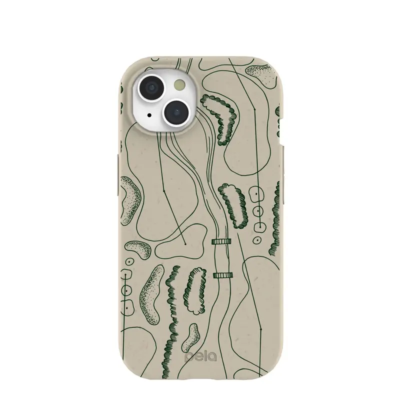 London Fog Golf Course iPhone 15 Case