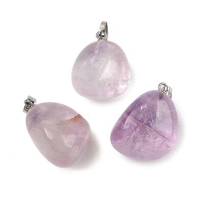 Natural Amethyst Pendants
