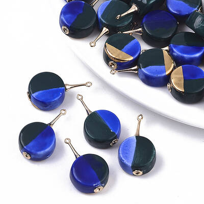 Tri-color Handmade Porcelain Pendants