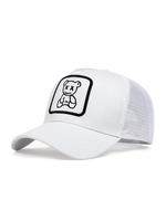 Cartoon Bear Embroidery Baseball Cap, Casual Outdoor Sports Hat for Men & Women, Adjustable Sun Protection Hat for Daily Wear...