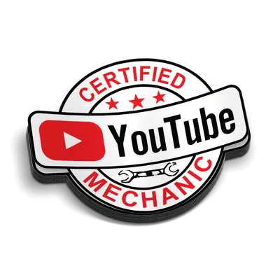 YT Mechanic Hard Hat Decal