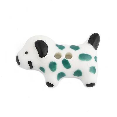 Dog Ceramic Buttons