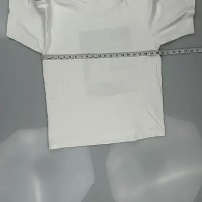 Baie-James Single Stitch Graphic T-Shirt - Medium White Cotton