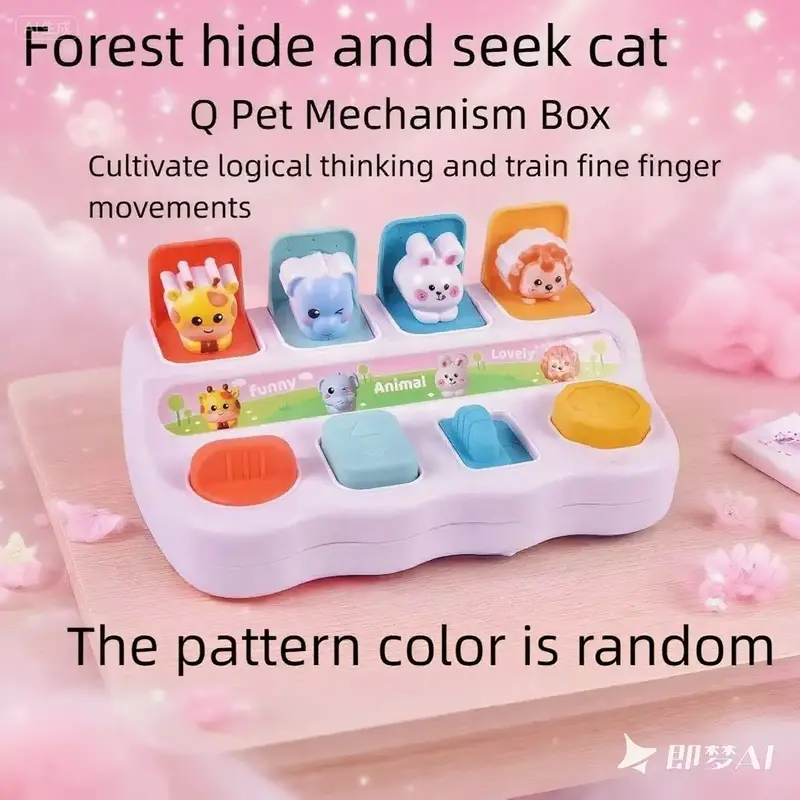 Animals  Baby Pop Up Toy - Interactive Funny Activity  Pop Up Toys Early Learning Montessori Developmental Cause and Effect t...