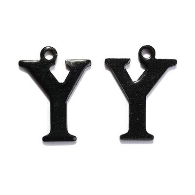 304 Stainless Steel Alphabet Charms