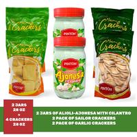 Pintón Triple Combo: Cuban Biscuits, Garlic Biscuits & Ajonesa con Cilantro (Ahorra más) Snack Cooky
