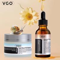 VGO Vitamin C Facial Serum Essence, 30ml /60ml-A2 Moisturize Skincare Daily DelicateGentle Acne Cleanser Cream Cleanser Cream...