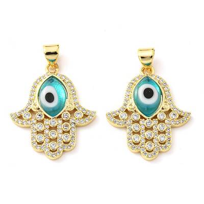 Brass Cubic Zirconia Pendants