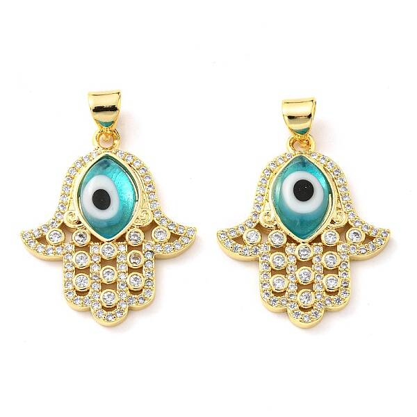 Brass Cubic Zirconia Pendants