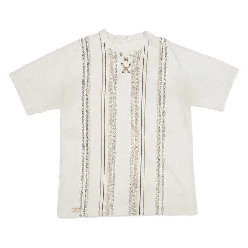 NATURAL WEAR Mens T-Shirt Beige 2XL