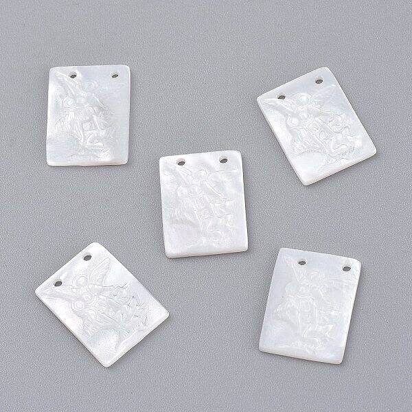 Natural White Shell Mother of Pearl Shell Pendants