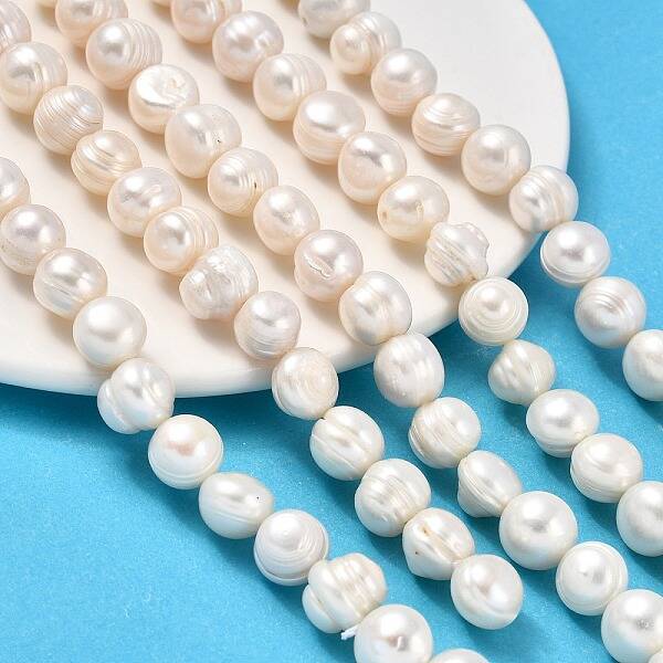 Natural Cultured Freshwater Pearl Beads Strands