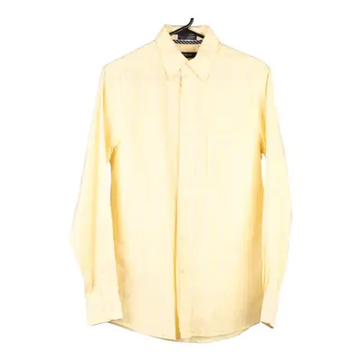 Izod Shirt - Small Yellow Cotton