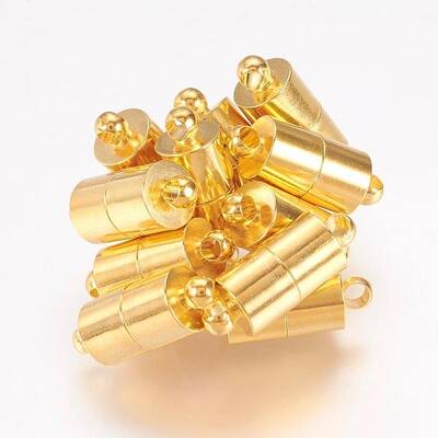 Brass Magnetic Clasps with Loops