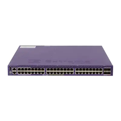 Extreme Networks X460-G2-48P-10GE4-2S | X460 Series 48 x RJ-45 Ports PoE+ 10/100/1000Base-T + 6 x SFP+ Ports + 2 x QSFP+ Port...
