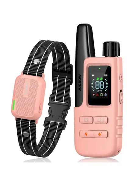 Jugbow Dog Training Collar - 4200FT Dog Shock Collar with Remote, 4 Training Modes, Security Lock, IPX7 Waterproof, Rechargea...