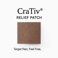 CraTiv Soothting Patch - 8 Patches/Box, 12-Hour Long-Lasting Pain Relief for Muscle Pain, Lumbar Strain, Overexertion, Back P...