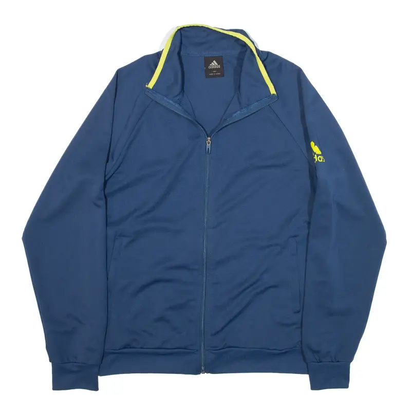 ADIDAS Climate Track Jacket Blue Mens L