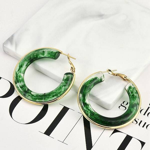 304 Stainless Steel Hoop Earrings For Women