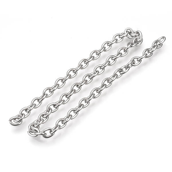 Tarnish Resistant 201 Stainless Steel Cable Chains