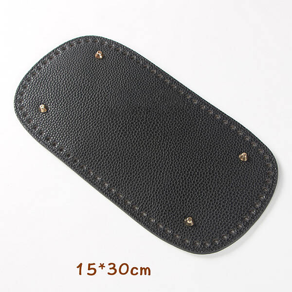 PU Leahter Knitting Crochet Bags Bottom