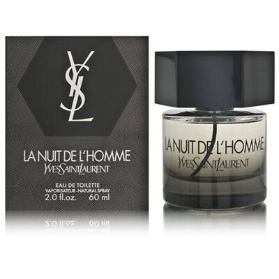 YSL La Nuit De LHomme Cologne for Men - Eau de Toilette Spray 2.0 oz
