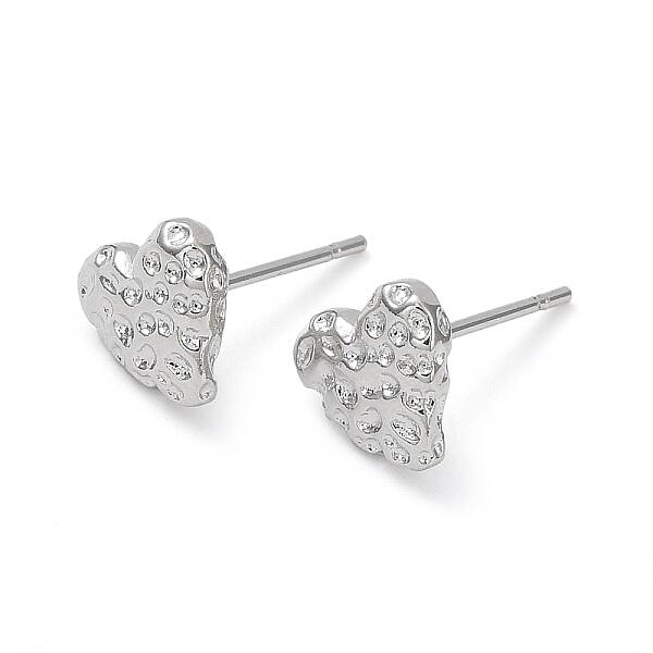 Brass Stud Earrings