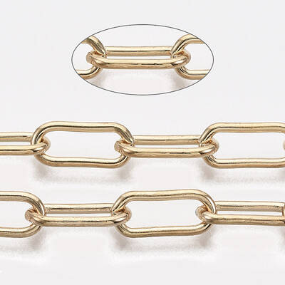 Unwelded Iron Paperclip Chains