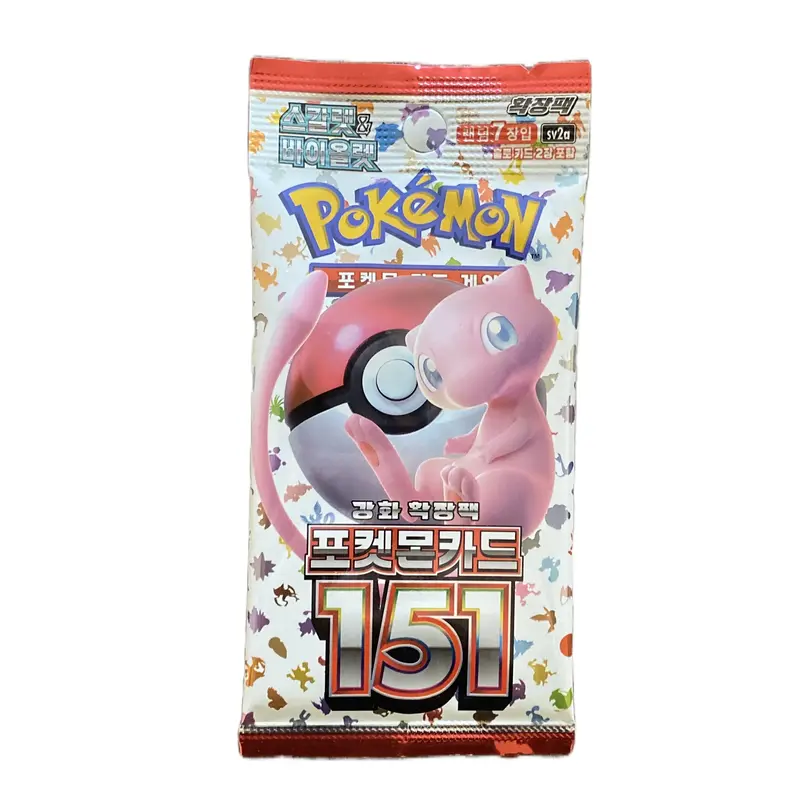 Scarlet & Violet 151 Booster Pack Authentic Sealed Korean