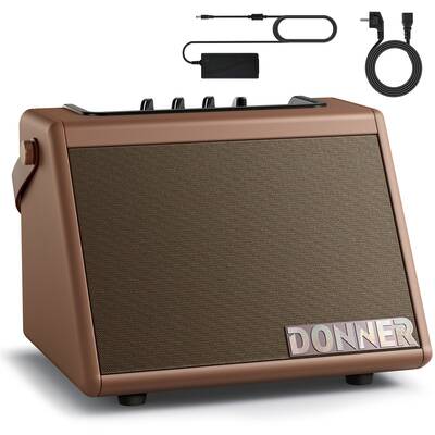 Donner DDA-20 Mini Electronic Drum Amplifier - Brown