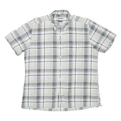 BARBOUR Regular Fit Mens Shirt Grey Check L