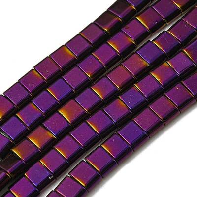 Electroplated Non-magnetic Synthetic Hematite Beads Strands