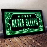 Creative Letter Pattern Wall Art, 1 Count Modern Canvas Wall Art without Frame, Wall Decor for Home Living Room & Bedroom, Ho...