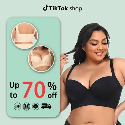 Women Deep Cup Bra Push Up basic Bra Hide Back Fat Full Coverage Comfort Breathable Bra Womenswear seamless tight bra Adjusta...
