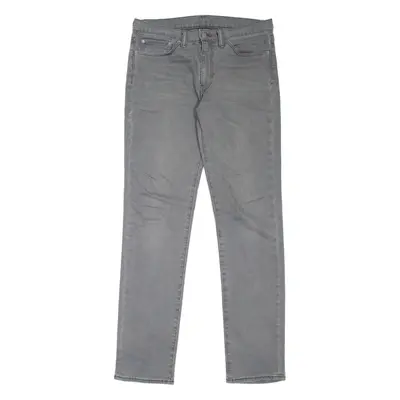 LEVI'S 511 Jeans Mens Grey Slim Straight W34 L36