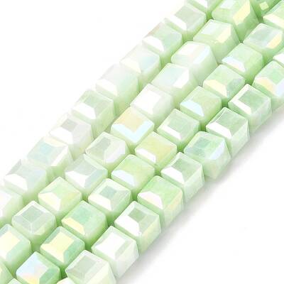 Electroplate Opauqe Glass Beads Strands