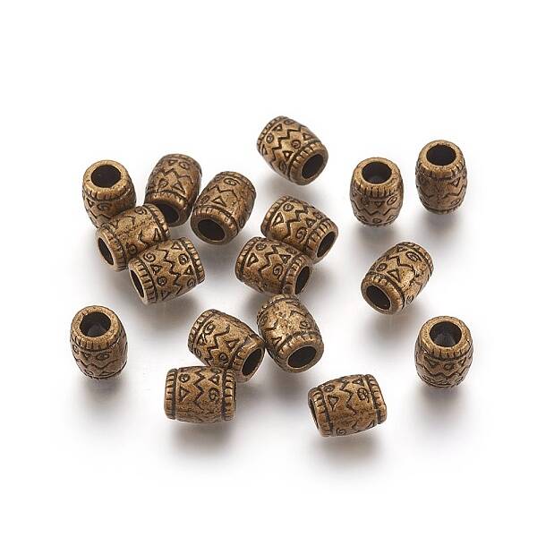 Antique Bronze Tibetan Style Spacer Beads